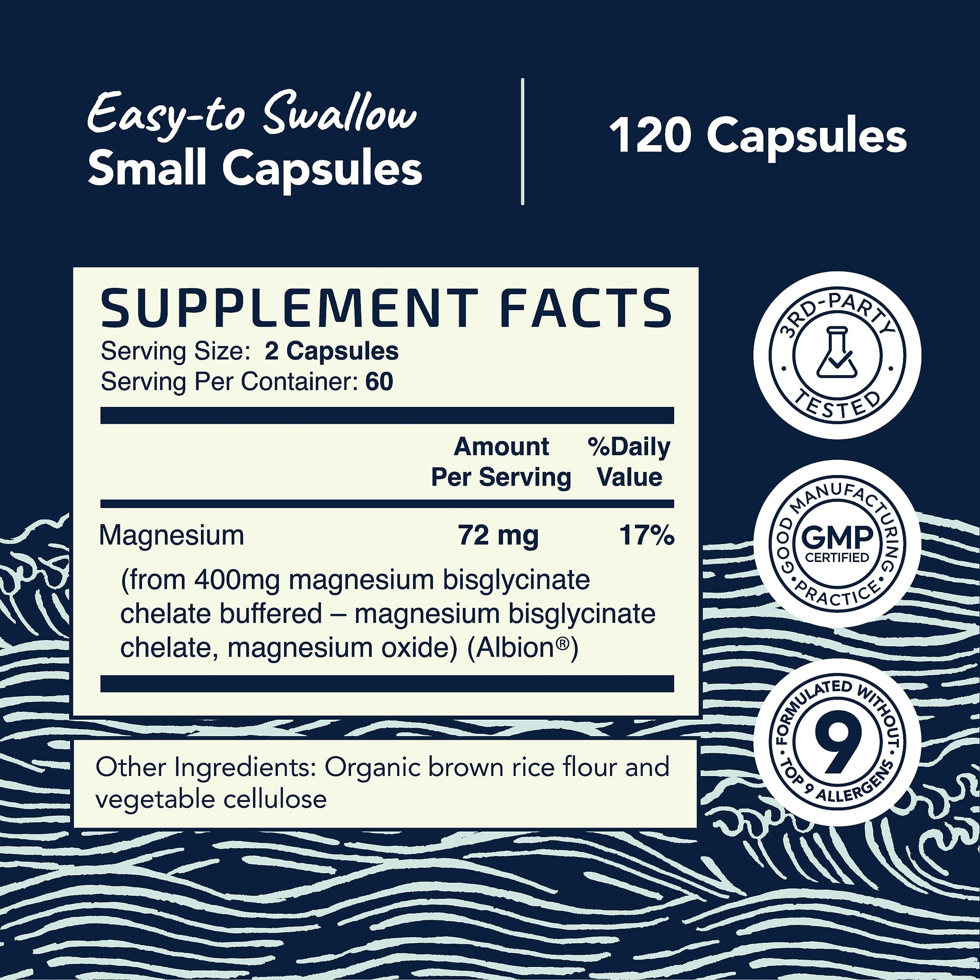 Magnesium Glycinate 400mg | Chelated Bisglycinate for Muscle Relaxation, Bones Nobi Nutrition Au supplements