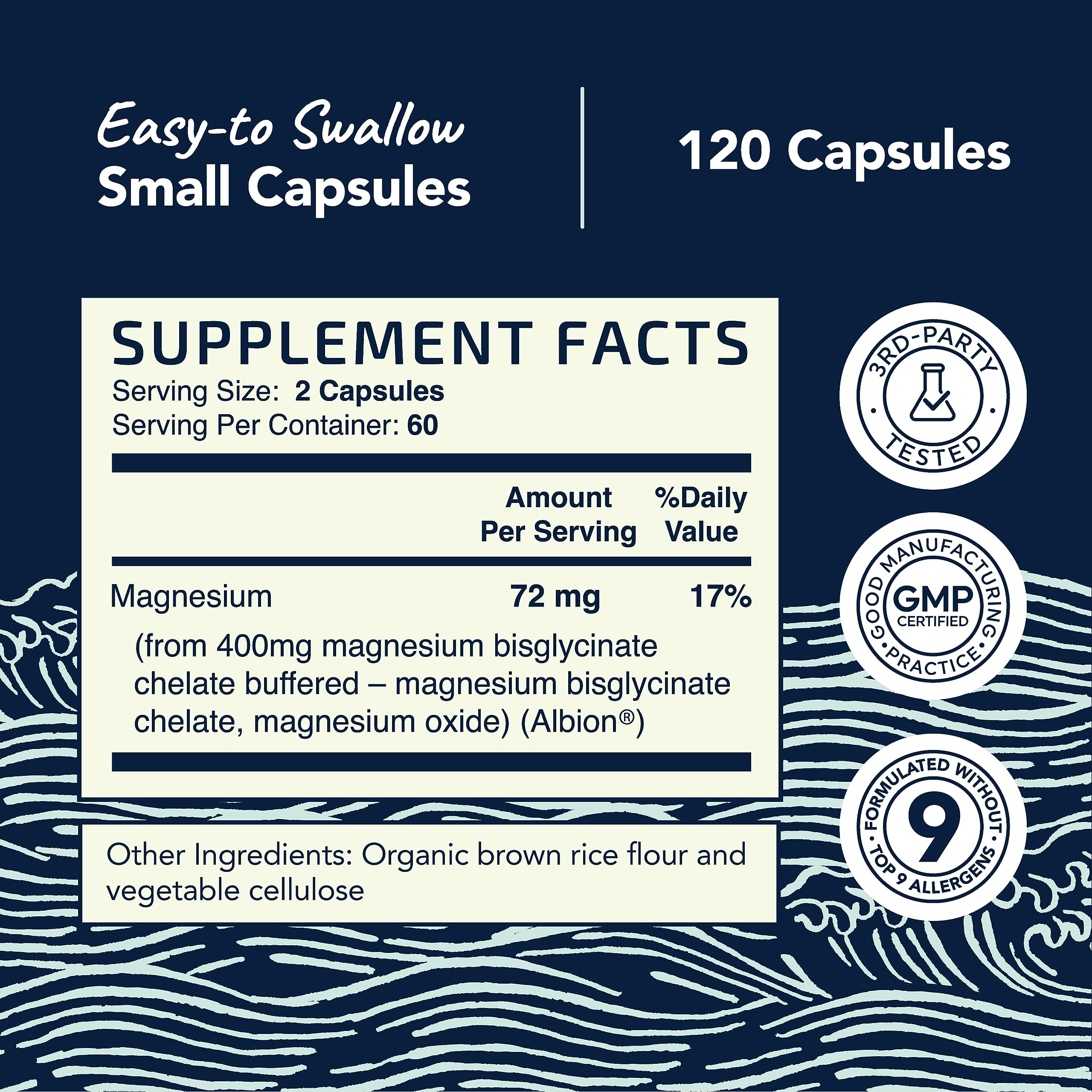 Magnesium Glycinate 400mg | Chelated Bisglycinate for Muscle Relaxation, Bones Nobi Nutrition Au supplements