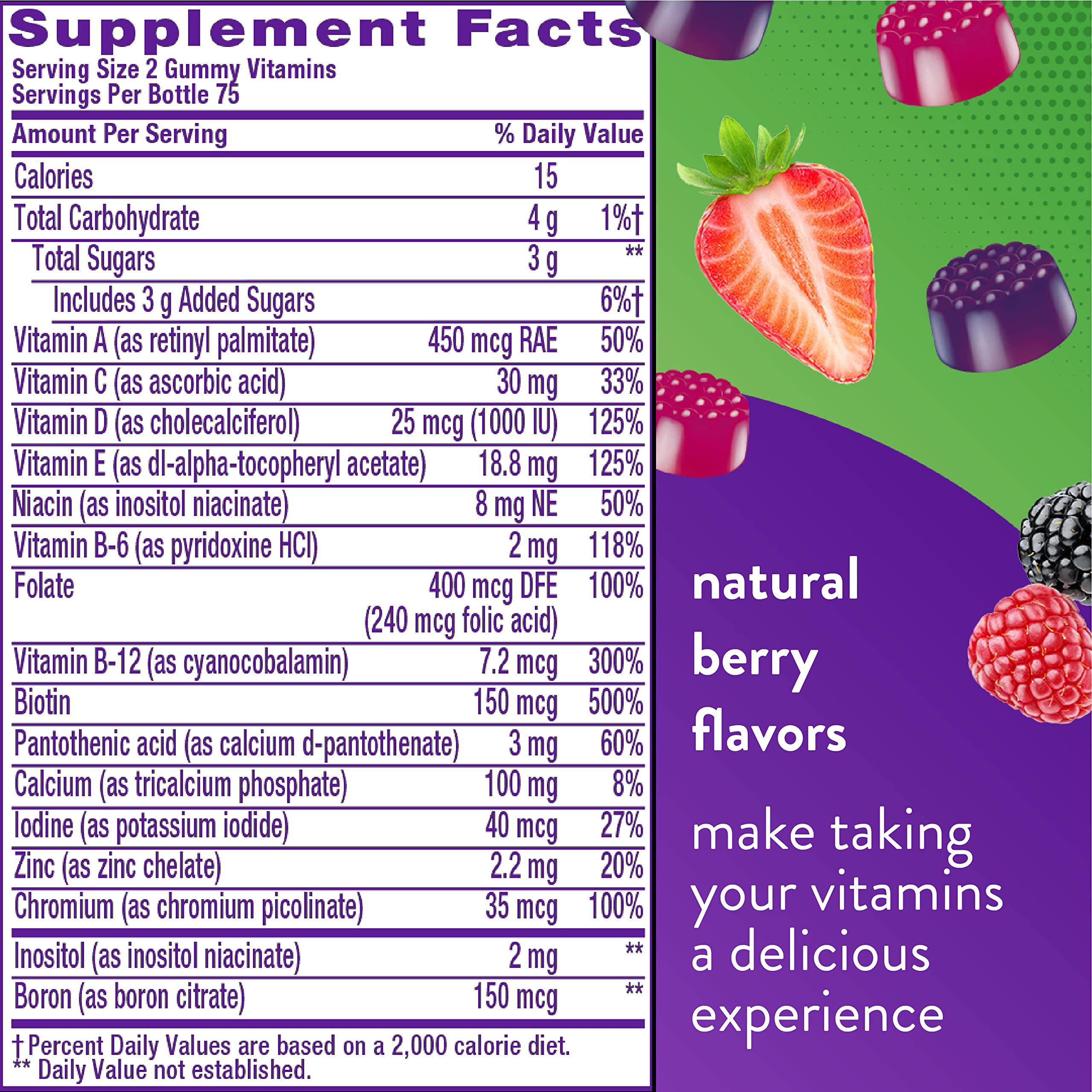 Vitafusion Fiber Well Sugar Free Fiber Supplement & Womens Multivitamin Gummies Vitafusion Au supplements