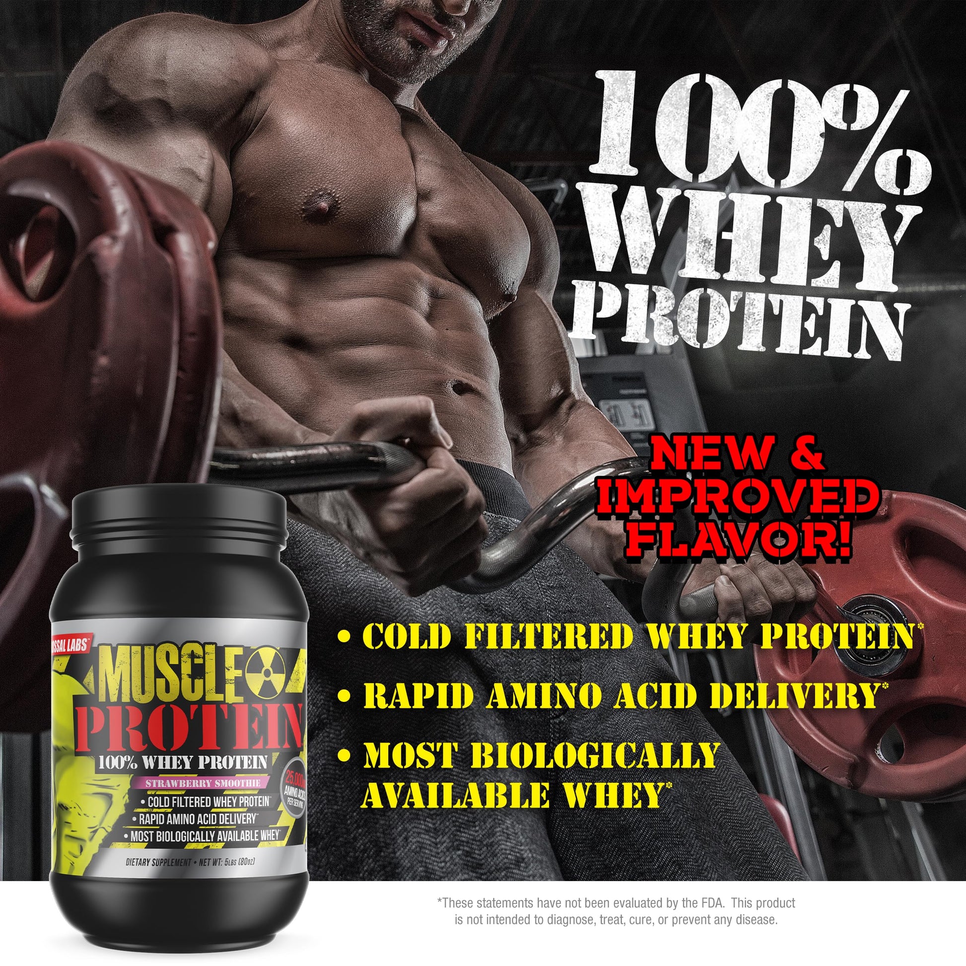 COLOSSAL LABS Whey Protein Powder [15 lbs/Pack of 1]– Chocolate Protein, Cold Filtered COLOSSAL LABS Au supplements