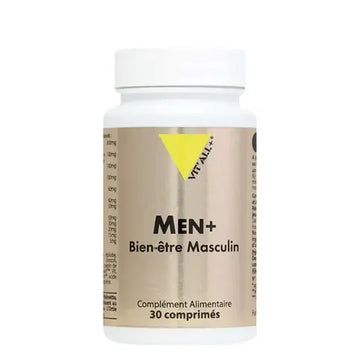 Men+ Complexe pour Homme 30 comprimés VIT'ALL+ VIT'ALL+ Au supplements