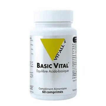 Basic Vital 60 comprimés VIT'ALL+ Equilibre acido-basique VIT'ALL+ Au supplements