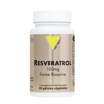 Resveratrol 100 mg 60 gélules VIT'ALL+ VIT'ALL+ Au supplements