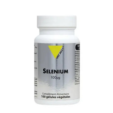 Selenium 100 microg 100 gélules VIT'ALL+ VIT'ALL+ Au supplements