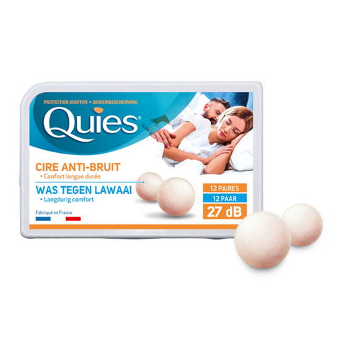 Quies wax earplugs - 8 pairs or 12 pairs QuiesAu supplements