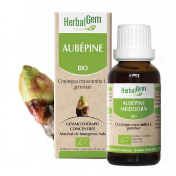 Aubépine BIO Macérat mère bourgeons Flacon 30 ml HERBALGEM