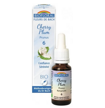 Fleur de Bach BIO Cherry Plum (Prunus) Flacon 20 ml BIOFLORAL