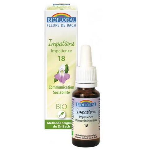 Fleur de Bach BIO Impatiens (Impatience) Flacon 20 ml BIOFLORAL
