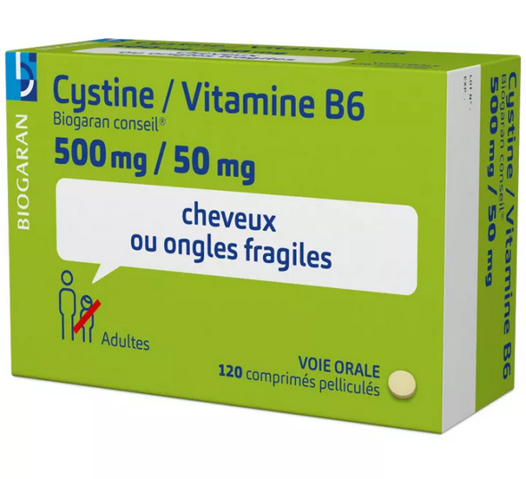 Cystine Vitamin B6 120 cps Biogaran Conseil