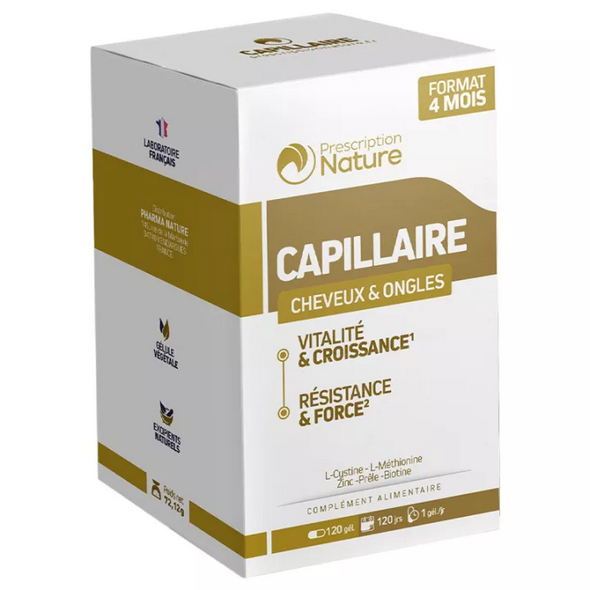 Prescription Nature Capillaire 120 Capsules