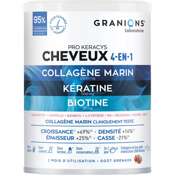 Granions Pro Keracys Hair 4-in-1 Collagen + Keratin + Biotin 300g