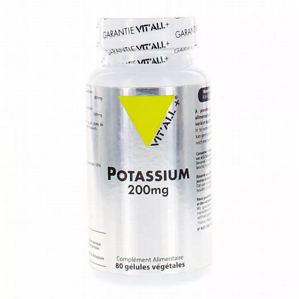 Vitall+ Potassium 200mg 80 vegetarian capsules