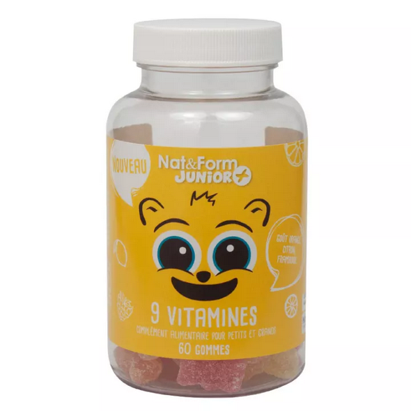 Nat & Form Junior bear+ 9 Vitamins Teddy bears