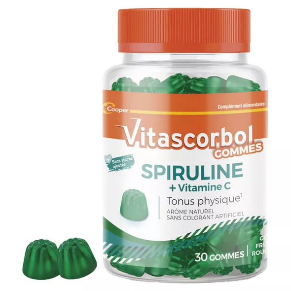Vitascorbol Gummies Spirulina + Vitamin C 30 gummies