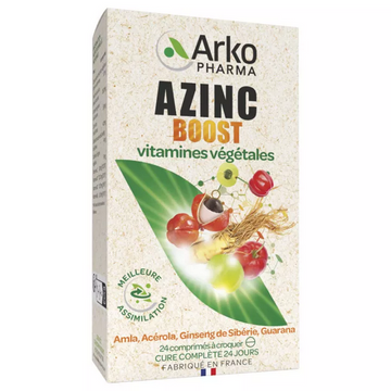 Arkopharma Azinc Boost Vitamines Végétales 24 tablets