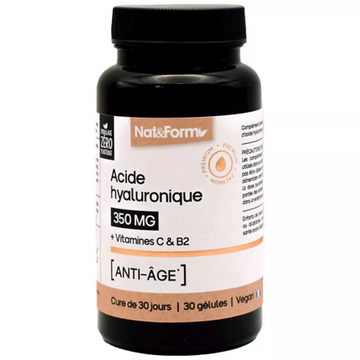 Nat & Form Nutraceutique Hyaluronic Acid 30 Capsules