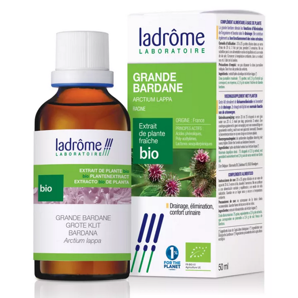 Ladrôme Extraits de Plante Fraîche Bio Grande Bardane 50 ml