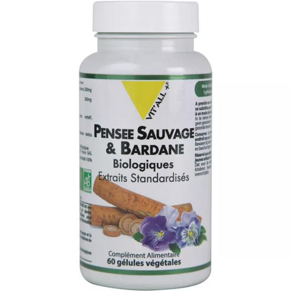 Vitall+ Wild Pansy & Burdock 60 vegetarian capsules
