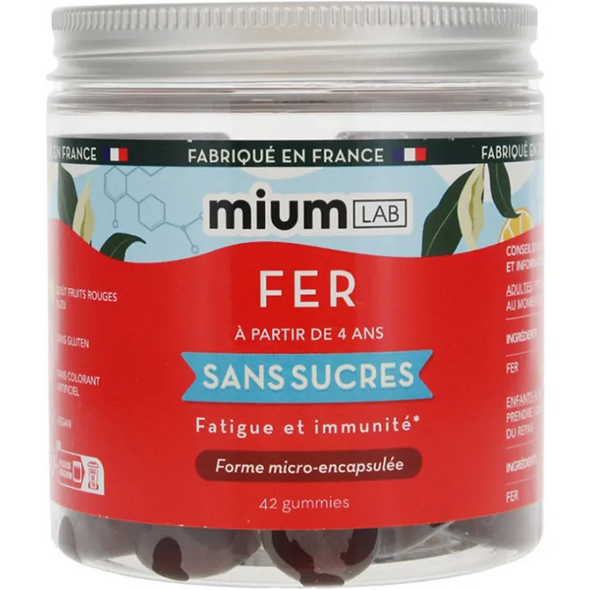 MiumLab Sugar-Free Iron 42 gummies