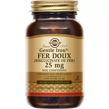 Solgar Gentle Iron 25 mg 90 vegetarian capsules