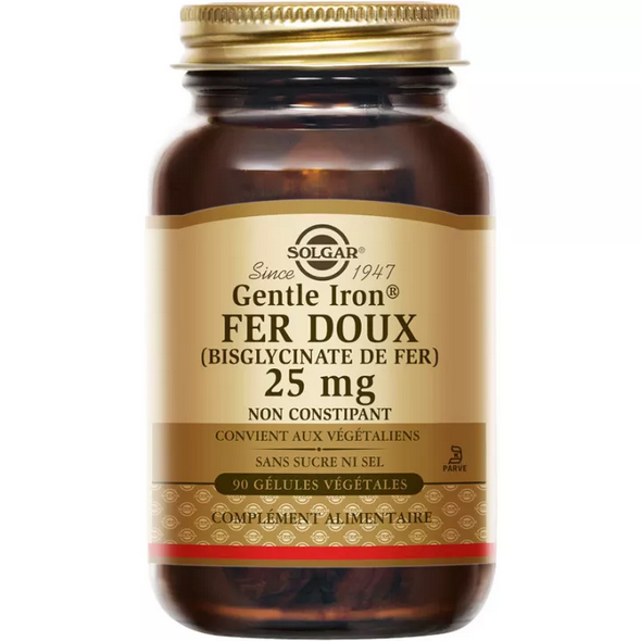 Solgar Gentle Iron 25 mg 90 vegetarian capsules