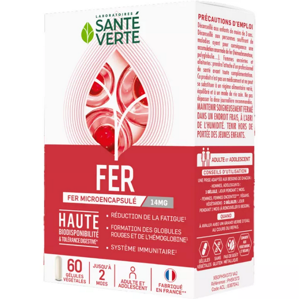 Santé-Verte Microencapsulated Iron 14mg