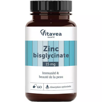 Vitavea Zinc Bisglycinate 15 mg Immunity & Skin Beauty 60 capsules