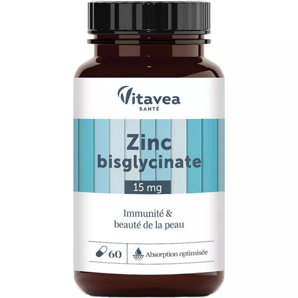 Vitavea Zinc Bisglycinate 15 mg Immunity & Skin Beauty 60 capsules