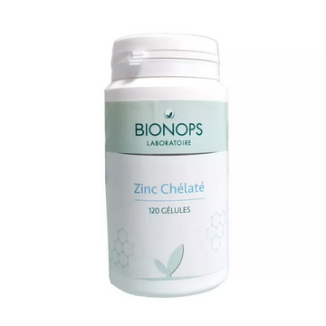 Bionops Zincnat Zinc Chelaté 120 capsules