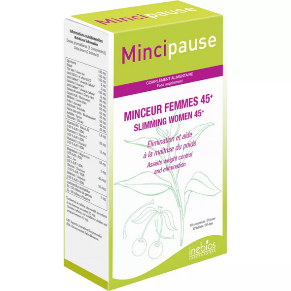 Inebios Mincipause Minceur Femme 45+ 40 tablets