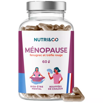 Nutri&Co Menopause Fenugreek and Red Clover 60 Capsules