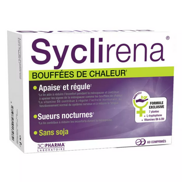 3C Pharma Sycliréna Hot Flashes 60 tablets