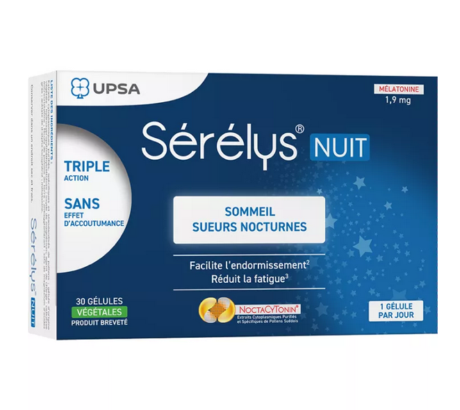 Sérélys Nuit Sleep disturbance 30 capsules