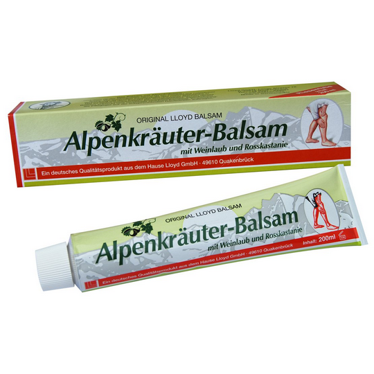 Alpenkrauter-Balm chestnut and red grape leaves 200ml LLOYD