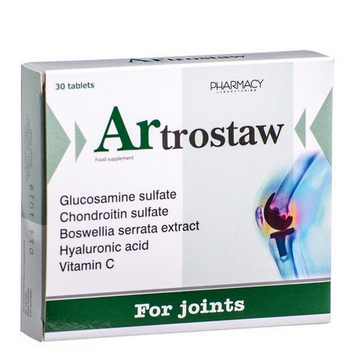 Artrostaw For joints 30 tabs collagen hyaluron glucosamine enjoy every move