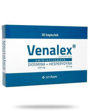 Venalex 30 capsules 450 mg diosmin+ 50 mg For Strong heart, Fatigue, Varicose Veins And Swelling