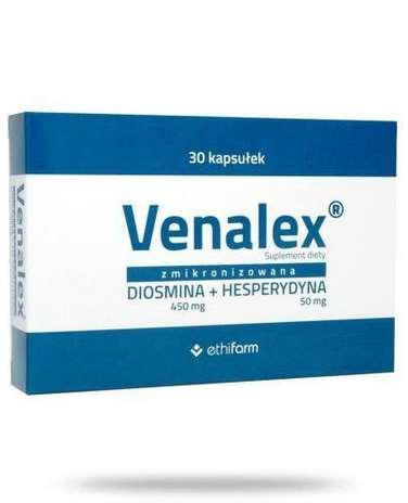 Venalex 30 capsules 450 mg diosmin+ 50 mg For Strong heart, Fatigue, Varicose Veins And Swelling