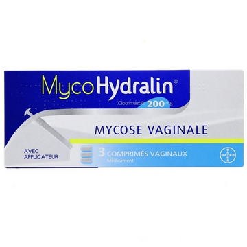 Bayer Mycohydralin 200mg 3 vaginal tablets