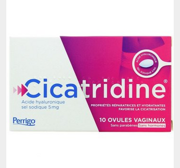 Cicatridine x10 vaginal ovules Hyaluronic acid