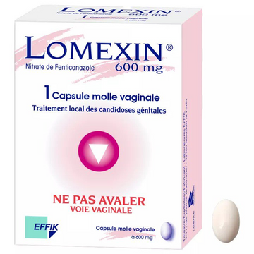 Lomexin 600mg x1 caps vaginal
