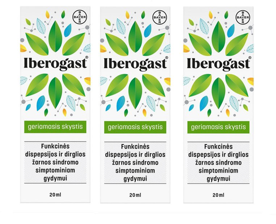 3x Iberogast 20ml Oral Liquid IBS Indigestion Abdominal Discomfort Dyspepsia