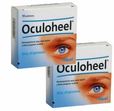 2x 15 vials Heel Oculoheel Homeopathic Eye Drop Vials - 0.45Ml
