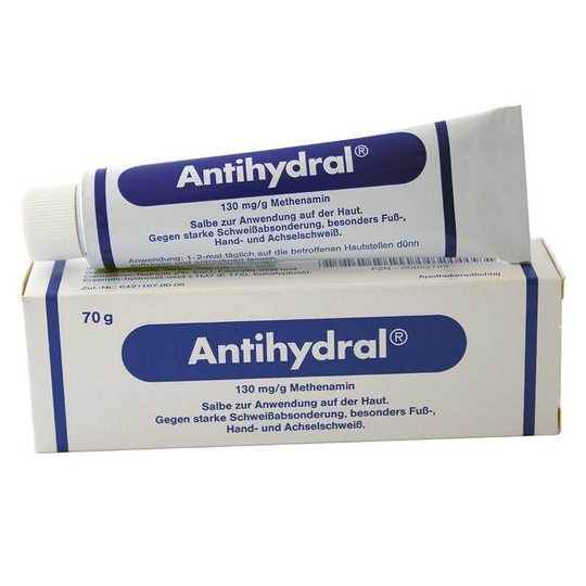 Antihydral ointment, 70 g - Excessive foot hand sweating