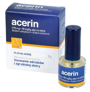 ACERIN - Liquid for corns and thickened skin 8g