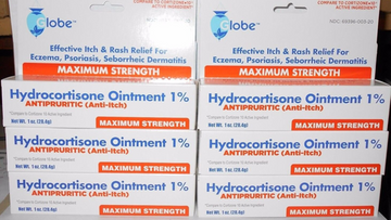 Hydrocortisone Ointment 1% Maximum Strength 1oz Tube - Pack of 6