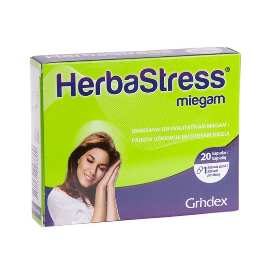 HERBASTRESS for sleep 450 mg, 20 caps