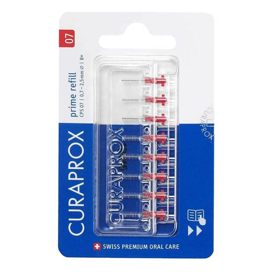 Curaprox Cps 07 prime interdental brush refill, 8 pieces