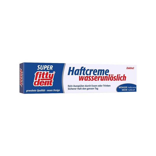 Fittydent SUPER adhesive cream for dentures water-insoluble, 40 g