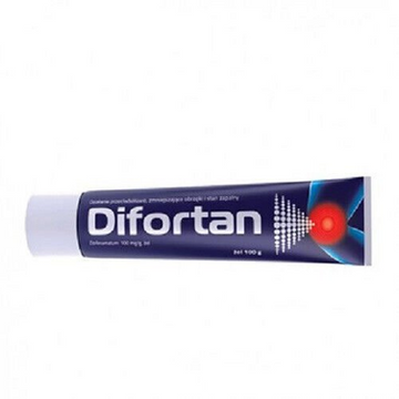100g Difortan gel for the treatment of muscle pain 100mg/g