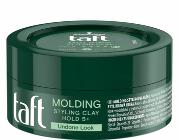 3X Schwarzkopf Taft Molding Clay Hair Ultra Strong Fixing 75 Ml